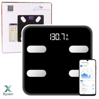 Waga Elektroniczna Łazienkowa Funkcja Smart Bluetooth BMI BMR Aplikacja LEAN