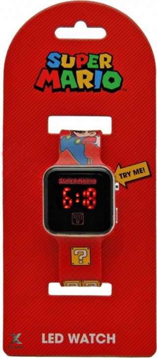 Zegarek led super mario czerwony KIDS EUROSWAN