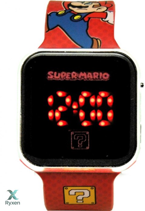 Zegarek led super mario czerwony KIDS EUROSWAN