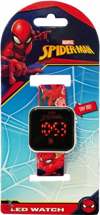 Zegarek led z kalendarzem spiderman KIDS EUROSWAN
