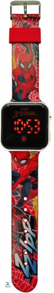 Zegarek led z kalendarzem spiderman KIDS EUROSWAN