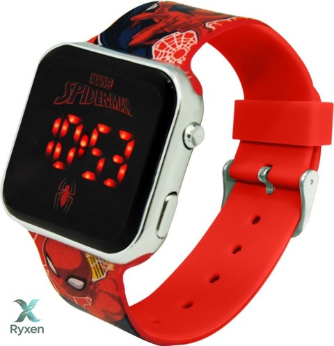 Zegarek led z kalendarzem spiderman KIDS EUROSWAN