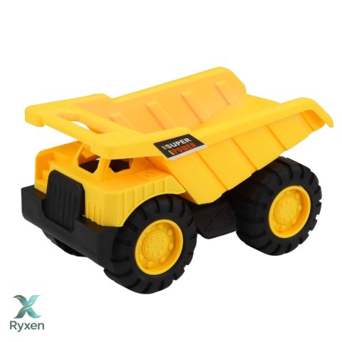 Zestaw Pojazdy Budowlane Ciężarówka Laweta Koparka Wywrotka Światła Dźwięk LEAN TOYS