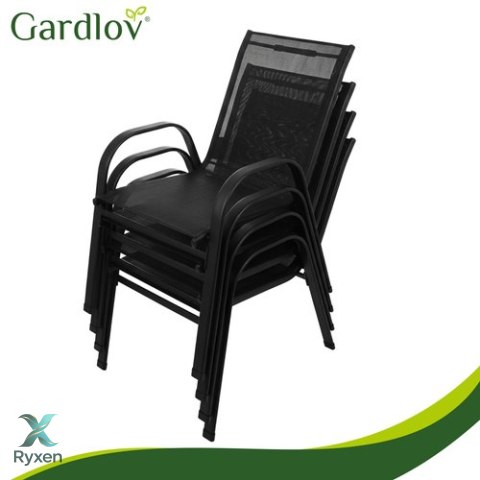 Zestaw krzeseł ogrodowych- 4szt. Gardlov GARDLOV