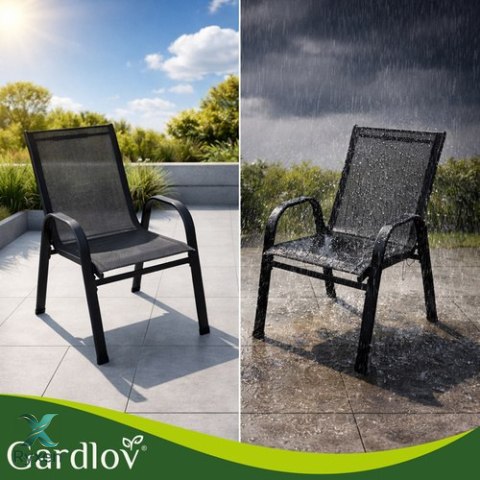 Zestaw krzeseł ogrodowych- 4szt. Gardlov GARDLOV