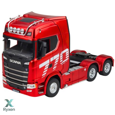 Ciągnik Siodłowy Scania Zdalnie Sterowany RC Huina 1501 Czerwony 1:18 HUINA