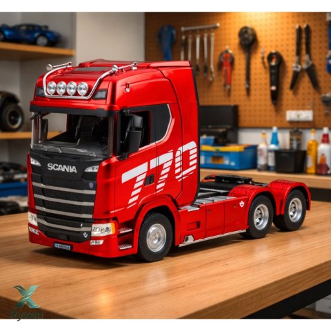 Ciągnik Siodłowy Scania Zdalnie Sterowany RC Huina 1501 Czerwony 1:18 HUINA