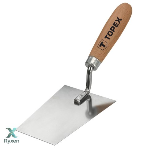 Kielnia sztukatorska trapezowa 160 x 80 mm, stal nierdzewna TOPEX
