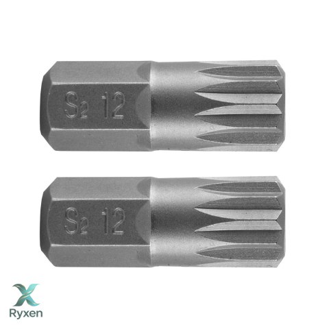 Końcówka Spline M12 x 30 mm, S2, 2 szt. NEO TOOLS