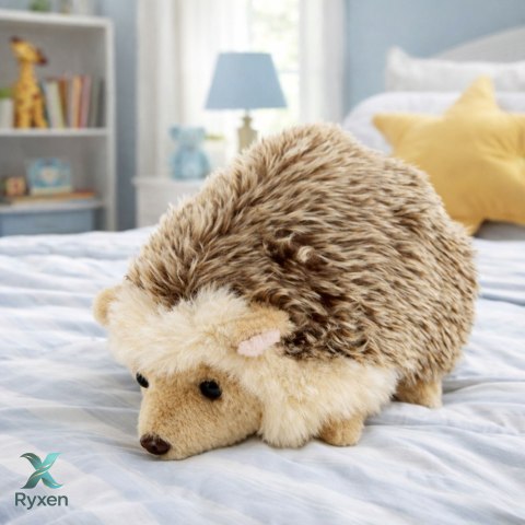 Pluszowa Maskotka Przytulanka Miękki Jeżyk Brązowy 16cm LEAN TOYS