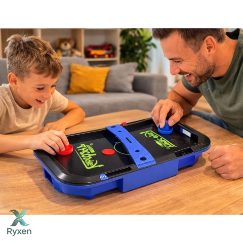 Stół Air Hockey Stołowy Gra Zręcznościowa Dla Dzieci Krążki 43x26 cm LEAN TOYS