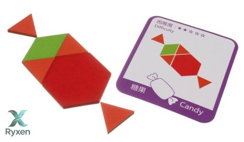 Układanka edukacyjna- figury geometryczne KRUZZEL