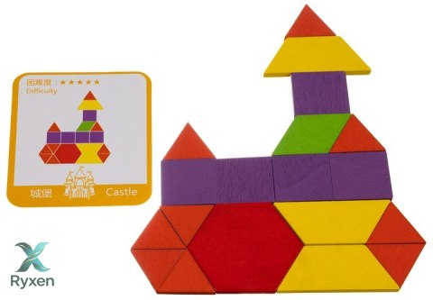 Układanka edukacyjna- figury geometryczne KRUZZEL