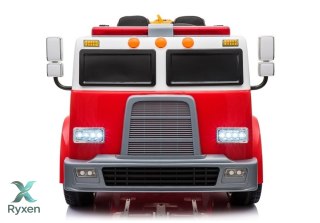 Wóz Strażacki na Akumulator Czerwony Dla Dzieci Pilot Sikawka LL911 LEAN CARS