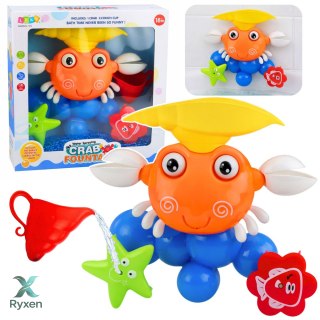 Zestaw Do Kąpieli Krab Fontanna Zabawka Interaktywna Z Przyssawkami LEAN TOYS