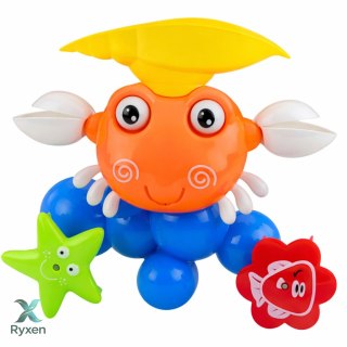 Zestaw Do Kąpieli Krab Fontanna Zabawka Interaktywna Z Przyssawkami LEAN TOYS
