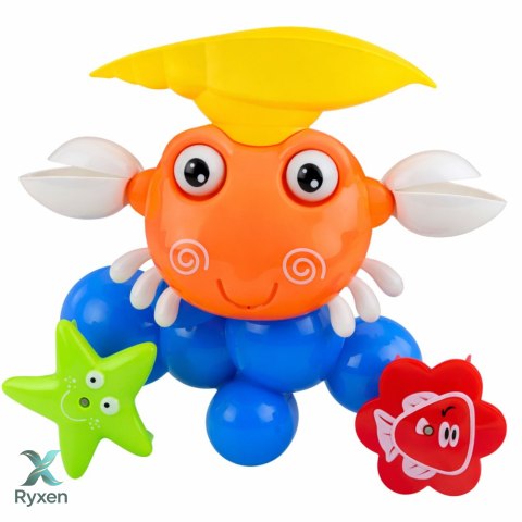 Zestaw Do Kąpieli Krab Fontanna Zabawka Interaktywna Z Przyssawkami LEAN TOYS