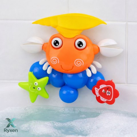 Zestaw Do Kąpieli Krab Fontanna Zabawka Interaktywna Z Przyssawkami LEAN TOYS