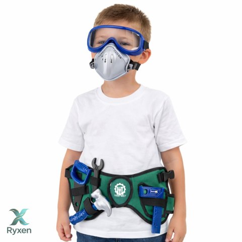 Zestaw Małego Majsterkowicza Skrzynka Narzędzia Wkrętarka 30 el. LEAN TOYS