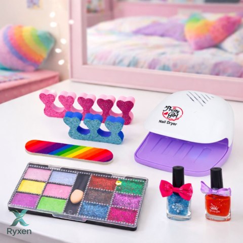 Zestaw Piękności Do Makijażu Paznokci Torebka Regulowana Akcesoria 20 el. LEAN TOYS