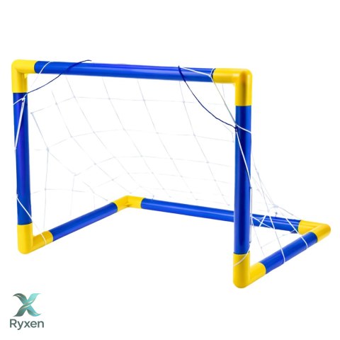 Zestaw Sportowy Do Gry W Piłkę Nożną Bramka Piłkarska Piłka Pompka 62x40cm LEAN TOYS