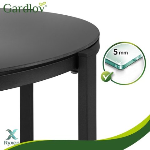 Zestaw mebli balkonowych - 4el. Gardlov GARDLOV