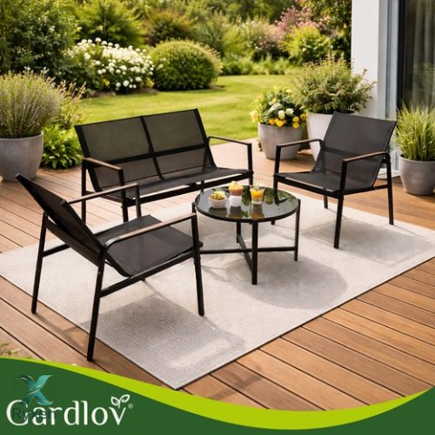 Zestaw mebli balkonowych - 4el. Gardlov GARDLOV