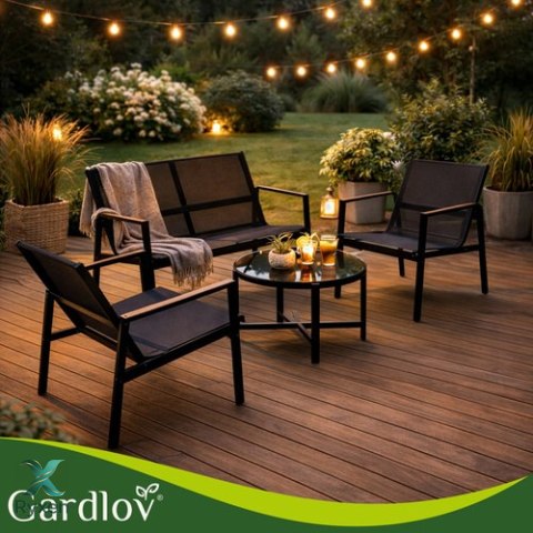 Zestaw mebli balkonowych - 4el. Gardlov GARDLOV