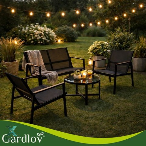 Zestaw mebli balkonowych - 4el. Gardlov GARDLOV