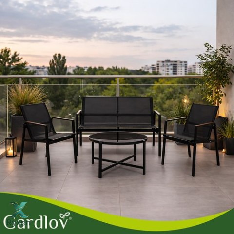 Zestaw mebli balkonowych - 4el. Gardlov GARDLOV