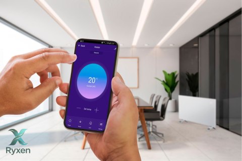 Grzejnik konwektorowy elektryczny 1000W, IP24, WIFI NEO TOOLS