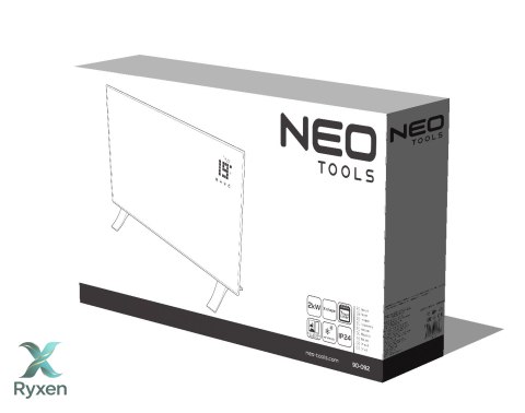 Grzejnik konwektorowy elektryczny 2000W, IP24 NEO TOOLS