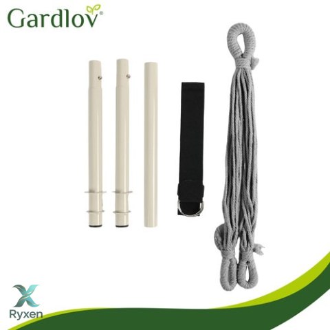 Huśtawka - fotel wiszący 210cm szary Gardlov GARDLOV