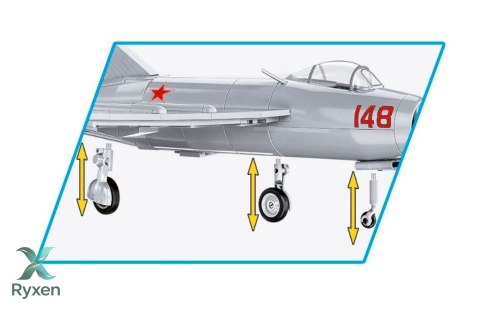 Klocki mig-15 fagot COBI KLOCKI