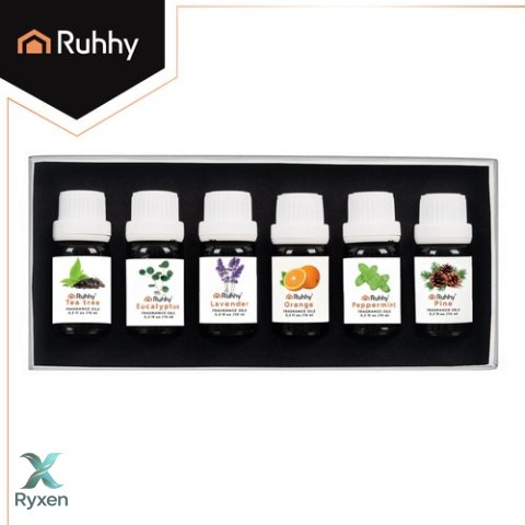 Olejki zapachowe - zestaw 6szt. 10ml Ruhhy 21939 RUHHY