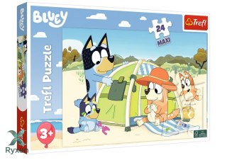 Puzzle - 24 Maxi - Wspaniały dzień Bluey - Trefl 14357 TREFL PUZZLE