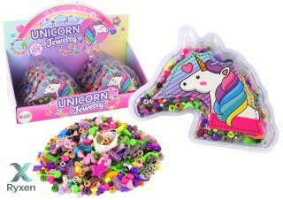 Zestaw do Tworzenia Bransoletek Koraliki Zawieszki Biżuteria Jednorożec LEAN TOYS