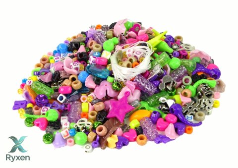 Zestaw do Tworzenia Bransoletek Koraliki Zawieszki Biżuteria Jednorożec LEAN TOYS