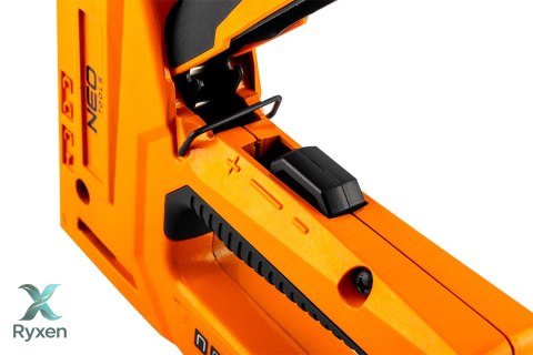 Zszywacz tapicerski wielofunkcyjny 4w1, 6-14 mm, aluminiowy, zszywki J, G, L, E NEO TOOLS