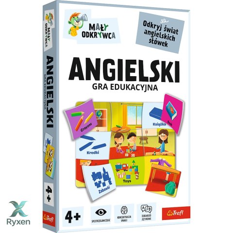 Gra dla dzieci Angielski Mały Odkrywca Trefl 02812 TREFL GRY