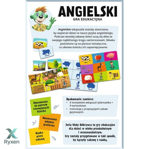Gra dla dzieci Angielski Mały Odkrywca Trefl 02812 TREFL GRY
