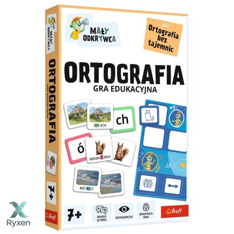 Gra dla dzieci Ortografia Mały Odkrywca Trefl 02803 TREFL GRY