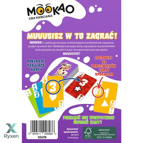 Gra karciana MooKao Trefl 02698 TREFL GRY