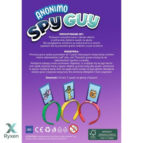 Gra podróżna Spy Guy Anonimo Trefl 02692 TREFL GRY