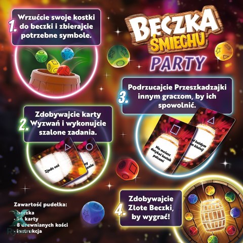 Gra zręcznościowa Beczka Śmiechu Party Trefl 02825 TREFL GRY
