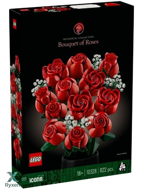 Klocki botanicals 10328 bukiet róż LEGO