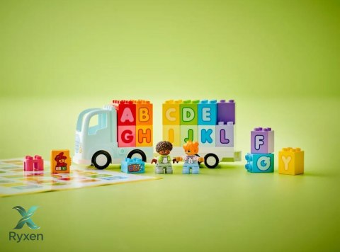 Klocki duplo 10421 ciężarowka z alfabetem LEGO