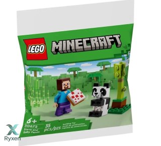 Klocki minecraft 30672 steve i mała panda LEGO