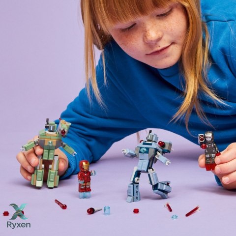 Klocki super heroes 76320 iron man i war machine kontra drony hammera LEGO
