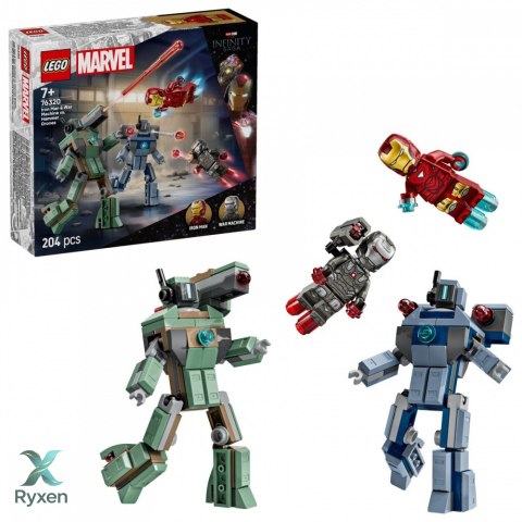 Klocki super heroes 76320 iron man i war machine kontra drony hammera LEGO